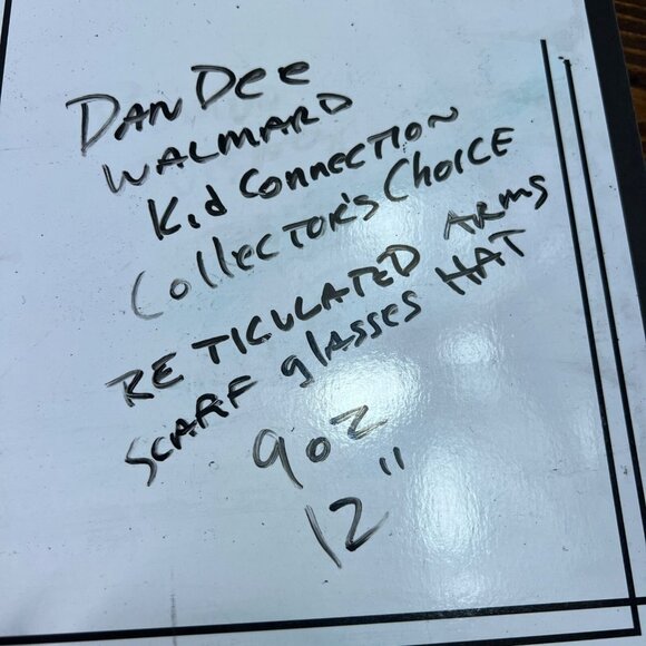 Vintage NWT Dan Dee Bear W/ Plaid Bow Tie Corduroy Hat & Glasses Stuffed Animal - Picture 11 of 11